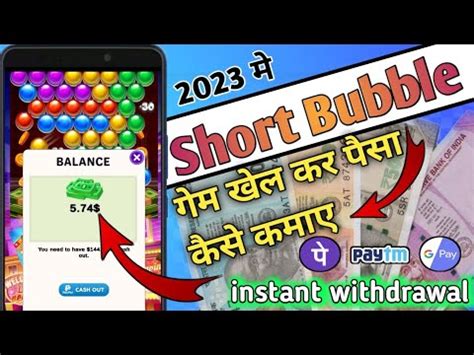 bubble shooter earn money|Bubble Burst .